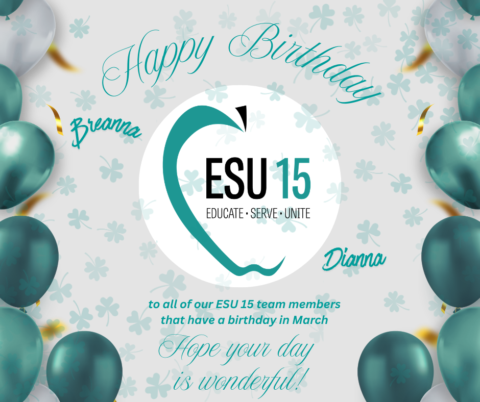 esu 15 staff march birthdays
